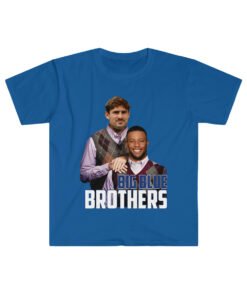 Big Blue Brothers ( Daniel Jones & Saquon Barkley ) Unisex Softstyle T-Shirt